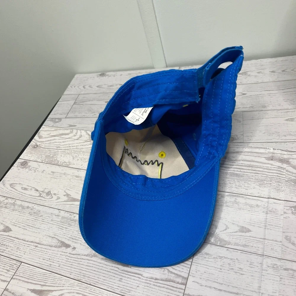 The Simpsons Bart Simpson Youth Baseball Hat Blue Yellow Universal Studios Cap